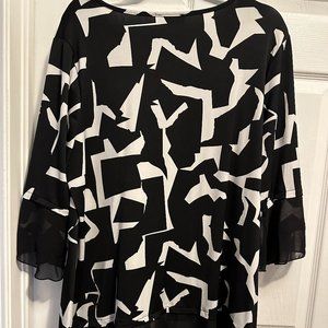 Geo Print Laura Plus Top